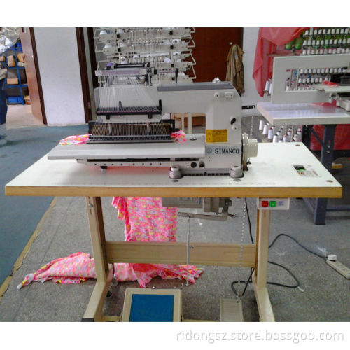 50 NEEDLE FLAT BED SMOCKING DECORATIVE DOUBLE CHAINSTITCH SEWING MACHINE